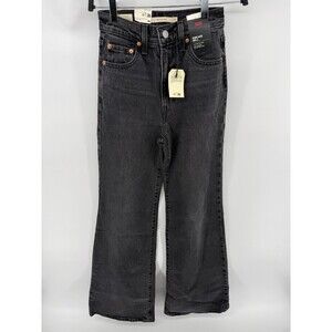 LEVI'S Womens Ribcage Bell Flare Jeans 25x34 NWT